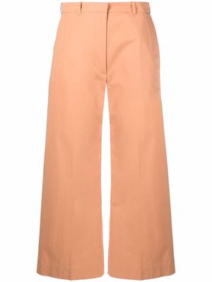 Kenzo cropped cotton trousers - Orange