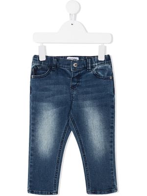 Moschino Kids light-wash skinny jeans - Blue