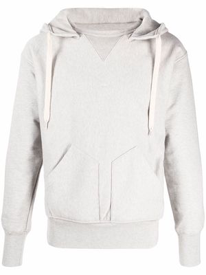 Maison Margiela pouch pocket hoodie - Grey