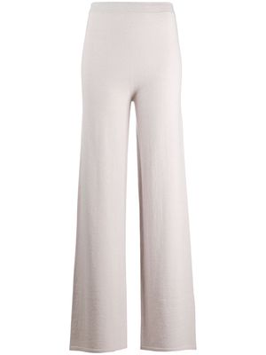 Gentry Portofino cashmere-blend knitted trousers - Neutrals