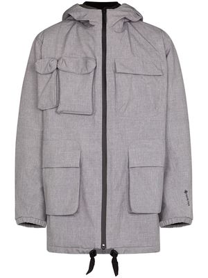 Byborre Gore Tex multi-pocket coat - Grey