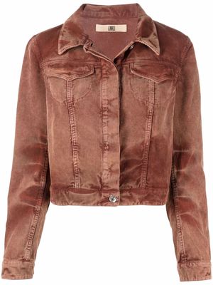KNWLS button-up corduroy jacket - Red