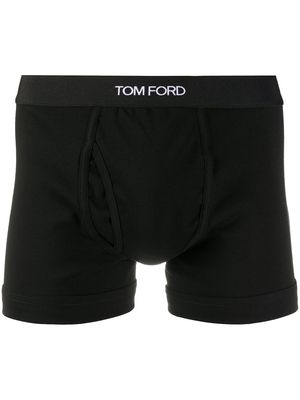 TOM FORD logo waistband boxer briefs - Black