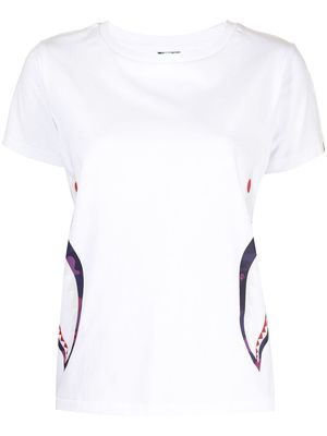 A BATHING APE® Shark print cotton T-shirt - White