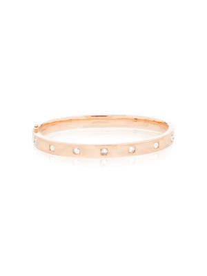 Anita Ko 18kt rose gold Oval diamond bracelet - Pink