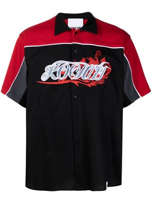 Koché logo short-sleeve shirt - Black