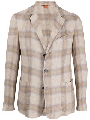 Barena check-pattern blazer - Neutrals