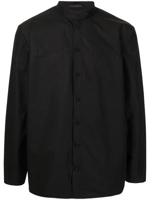 SHIATZY CHEN mandarin-collar long-sleeve shirt - Black