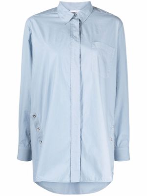 Kenzo long-sleeved cotton shirt - Blue