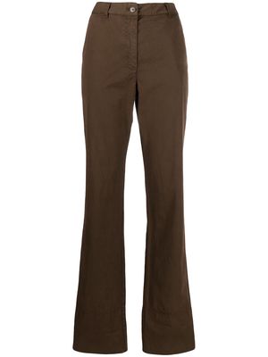 HENRIK VIBSKOV Flame straight-leg trousers - Brown
