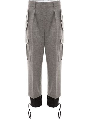 JW Anderson double hem cargo trousers - Grey