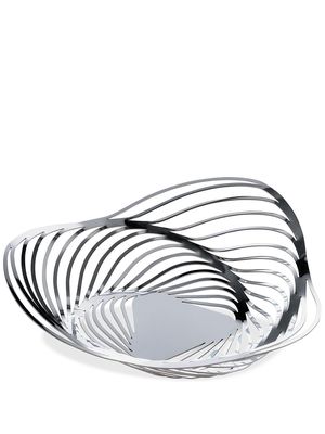 Alessi Trinity stainless steel fruit bowl - Silver