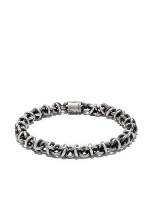 Le Gramme 29g vintage Entrelacs bracelet - Silver