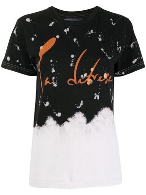 La Detresse logo-print cotton T-Shirt - Black