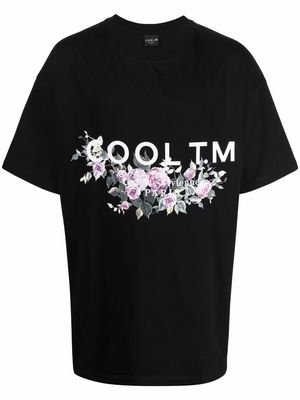 COOL T.M logo-print oversized T-shirt - Black