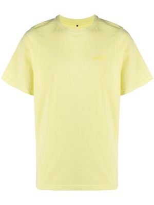 Ader Error logo-print short-sleeve T-shirt - Yellow