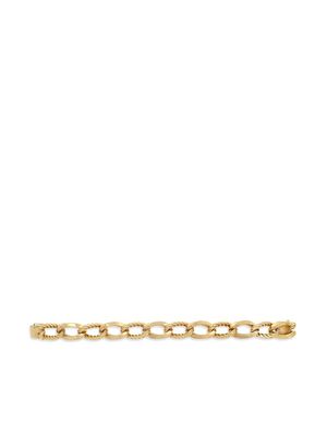 Boucheron Pre-Owned 1941-1960 18kt yellow gold Retro chain-link bracelet