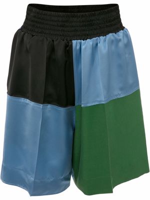 JW Anderson panelled boxing shorts - Blue