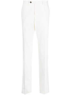 Salvatore Ferragamo straight-leg tailored trousers - White