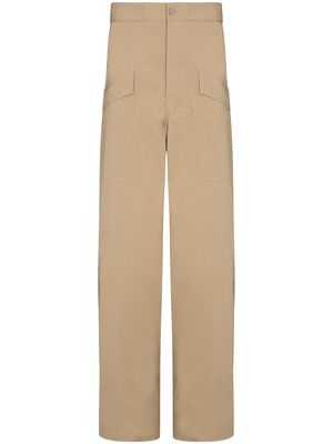Bottega Veneta wide-leg cargo trousers - Neutrals