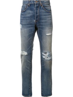 321 distressed mid-rise jeans - Blue