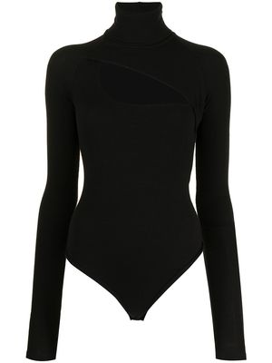 ALIX NYC cut-out long-sleeved bodysuit - Black