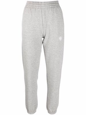 ANINE BING Evan logo track pants - Grey
