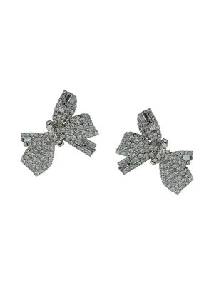Jennifer Behr Brigette crystal-embellished earrings - Silver