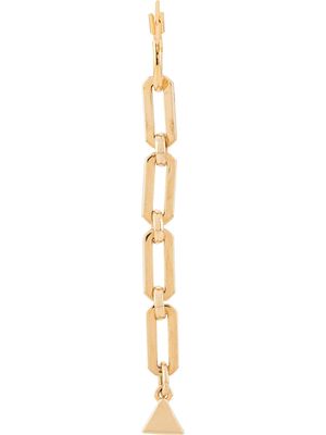 Coup De Coeur chain drop earring - Gold
