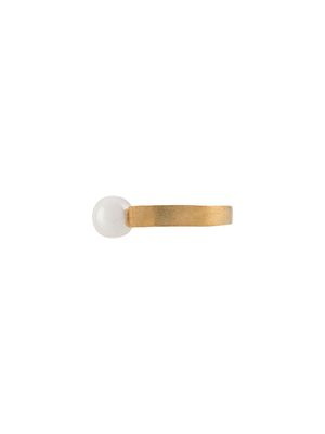 Hsu Jewellery double pearl earcuff - Gold