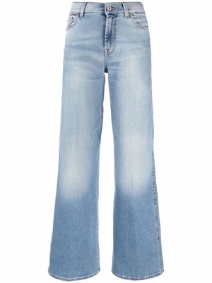 7 For All Mankind wide-leg denim jeans - Blue