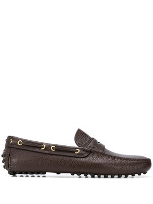 Car Shoe Driving slip-on loafers - Brown
