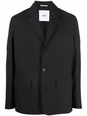 OAMC short single-breasted coat - Black