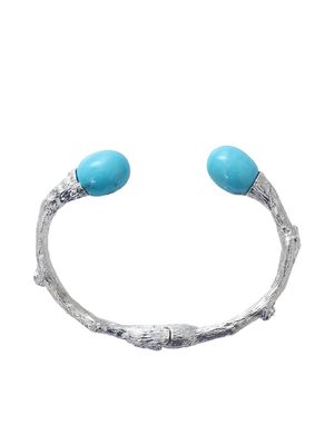 K. Brunini large Twig cuff bracelet - Silver