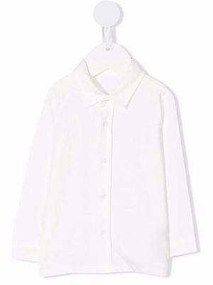 Il Gufo long-sleeve cotton shirt - White