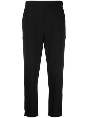 P.A.R.O.S.H. cropped slim-fit trousers - Black