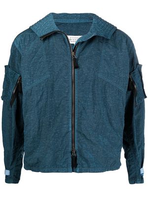 Maison Margiela lightweight shell jacket - Blue