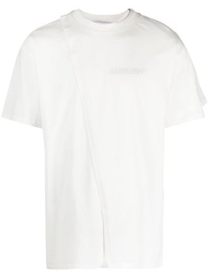 AMBUSH wrap-style front T-shirt - White