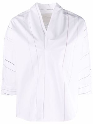 Stephan Schneider pleat shift blouse - WHITE