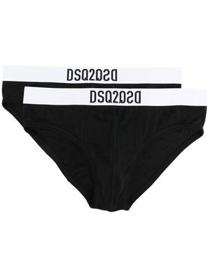 Dsquared2 logo-waistband boxer briefs - Black