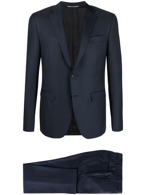 Canali single-breasted two-piece suit - Blue