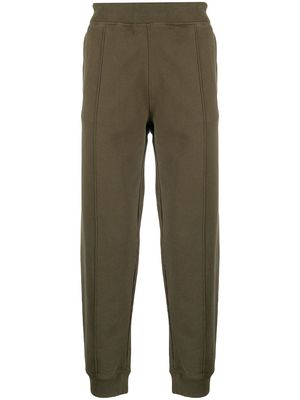 Helmut Lang strapped cotton track trousers - Green