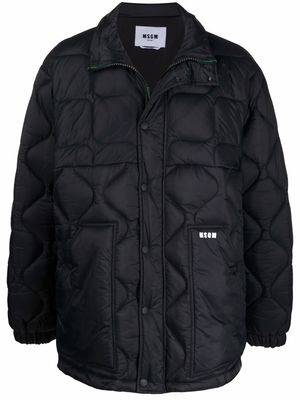 MSGM padded quilted jacket - Black