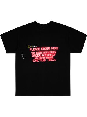 Travis Scott Order Here T-shirt - Black