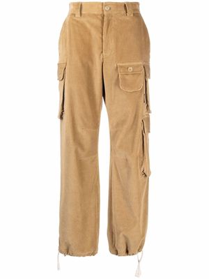 Palm Angels corduroy cargo trousers - Neutrals