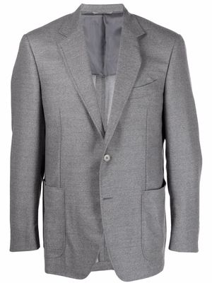 Canali single-breasted wool blazer - Grey