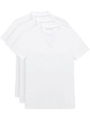 Prada V-neck T-shirt 3 pack - White