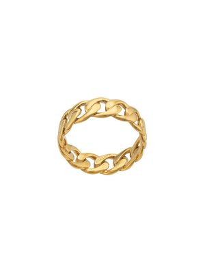 Nialaya Jewelry round chain ring - Gold