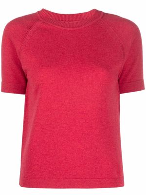 Barrie fine-knit cashmere top - Red