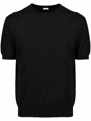 Malo ribbed-trim cotton T-Shirt - Black